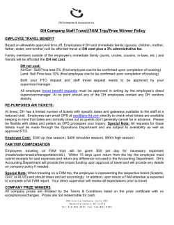 DH Staff Travel Request Policy &ndash; Form