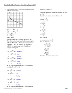 From the graph, the y-intercept appears to be 3. The y