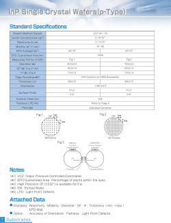 InP Single Crystal Wafers(p