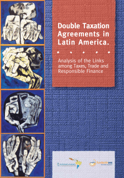 Double Taxation Agreements in Latin America
