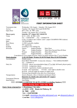 NEC WHEELCHAIR TENNIS TOUR 2000