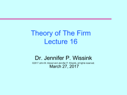 Production Possibility Frontier