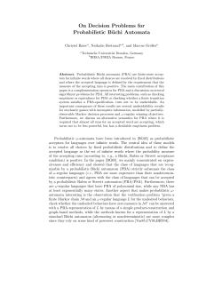 On Decision Problems for Probabilistic B&uuml;chi Automata