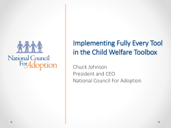 Implementing Fully Every Tool in the Child Welfare