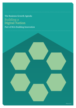 Building a Digital Nation - Ministry of Business, Innovation and