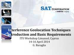 Interference Geolocation Techniques Introduction and Basic
