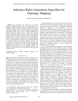 Inference Rules Generation Algorithm for Ontology Mapping