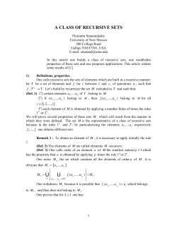 a class of recursive sets