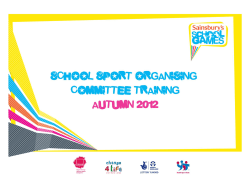 SSOC Training - Forge School Sport Partnership