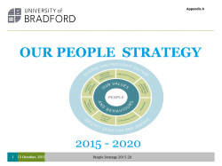 hr people strategy - The University of Bradford