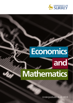 Economics and Mathematics
