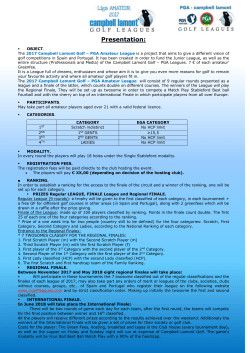 Presentation - liga campbell juvenil