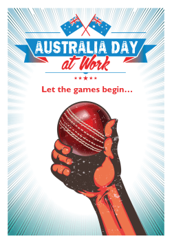 Let the games begin&hellip; - Australia Day at Work