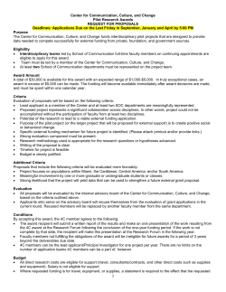 Funding Application - University of Miami School of