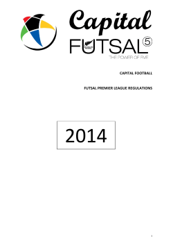 2014 Futsal Regulations