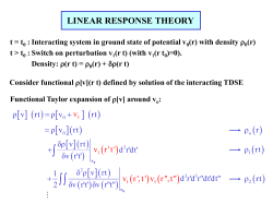 from linear-response TDDFT?