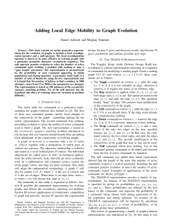Adding Local Edge Mobility to Graph Evolution