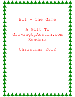 Elf -The Game - Growing Up Austin