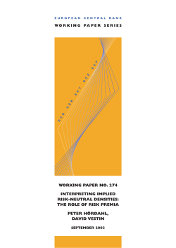 Interpreting implied risk-neutral densities