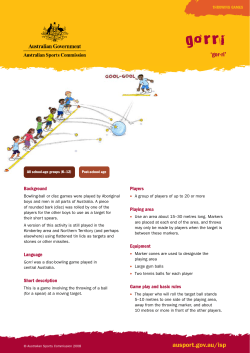 Gorri - Australian Sports Commission