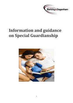 Special guardianship guidance