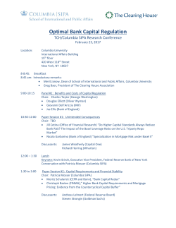 Optimal Bank Capital Regulation