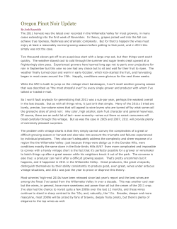 2011 Et Fille Pinot Noir Heredity Willamette Valley