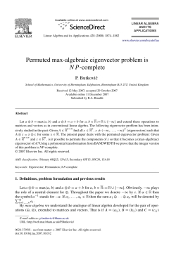 Permuted max-algebraic eigenvector problem is NP