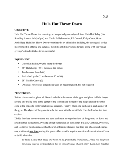 2-8 Hula Hut Throw Down
