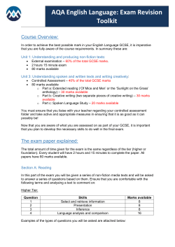 English Langauage Revision Toolkit