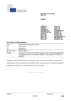 10085/17 PN/EG/np 1 DGD 2C Delegations will find in the annex the