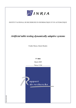 INRIA Research Report model - HAL