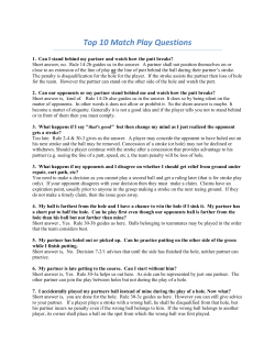 Top 10 Match Play Questions