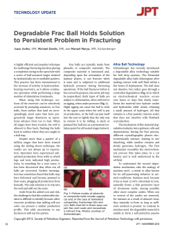 Degradable Frac Ball Holds Solution to Persistent