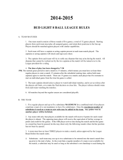 bud light 8 ball league rules