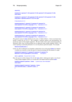 792 Metaprogramming Chapter 28 The general version of select