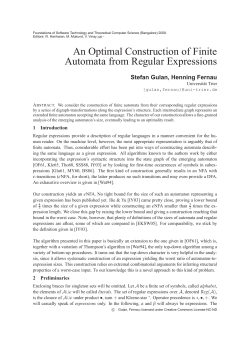 An Optimal Construction of Finite Automata from Regular