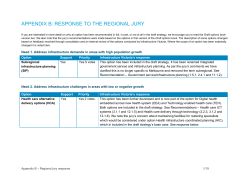 appendix b: response to the regional jury