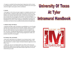 Intramural Handbook