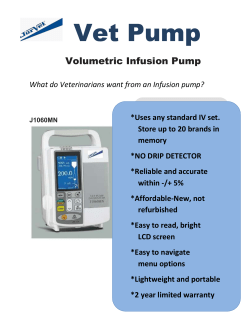 Infusion Pump J1060MN