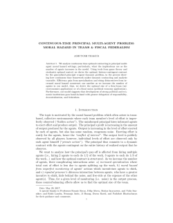 CONTINUOUS-TIME PRINCIPAL MULTI