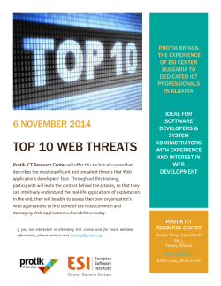 top 10 web threats training