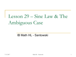 as a POWERPOINT - Mr Santowski`s Math Page