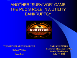 Another "Survivor" Game