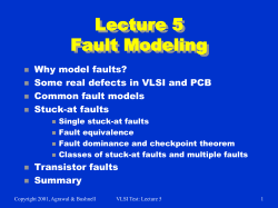 lec5-Fault-modeling