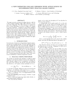 A NEW IMPROVED COLLAGE THEOREM WITH APPLICATIONS TO