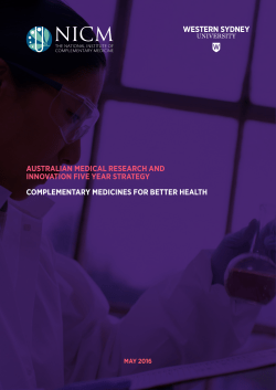 australian medical research and innovation five year strategy