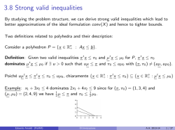 Chapter 3: Discrete Optimization &ndash; Integer Programming