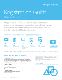 Registration Guide - StockPlan Connect