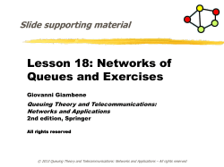 Queuing Theory and Telecommunications